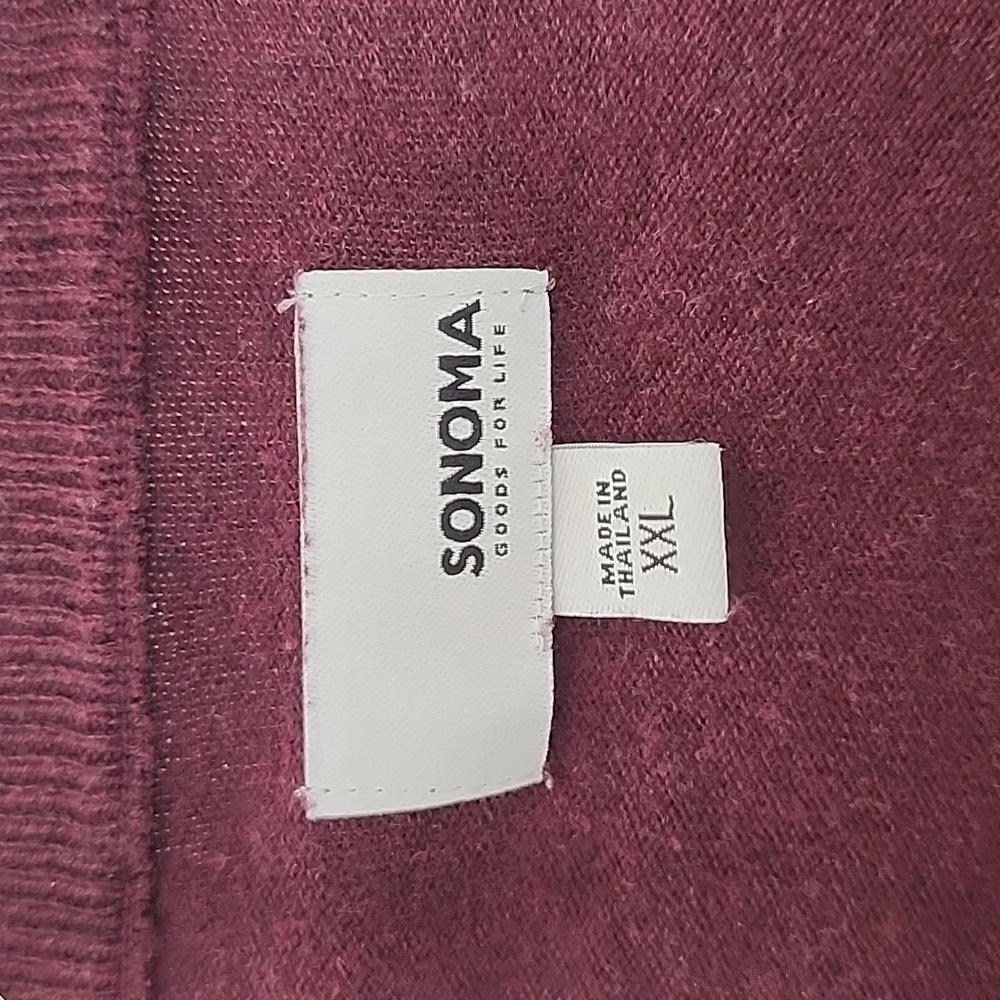 SONOMA  MEN'S PULLOVER SWEATER XXL - Picture 4 of 10
